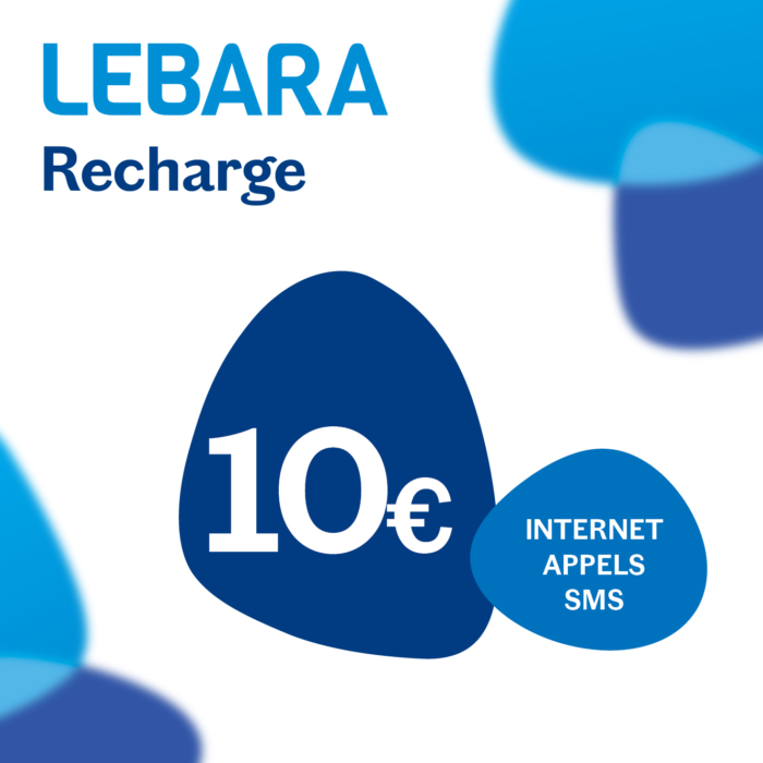 Recharge LEBARA mobile classique 10€