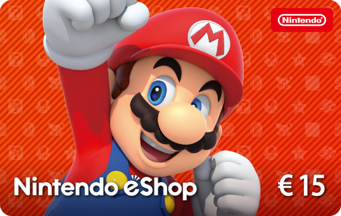 Nintendo eShop Card 15 euros Achat en ligne Click and Recharge